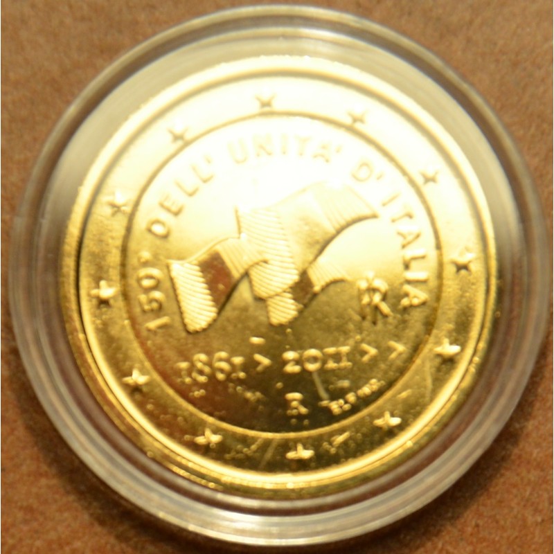 euroerme érme 2 Euro Olaszország 2011 - Olaszország egyesítésének 1...