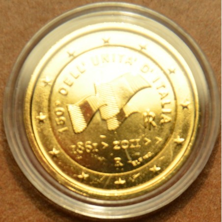 Euromince mince 2 Euro Taliansko 2011 - 150. výročie zjednotenia Ta...