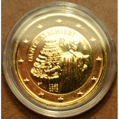 eurocoin eurocoins 2 Euro Italy 2015 - Dante Alighieri (gilded UNC)