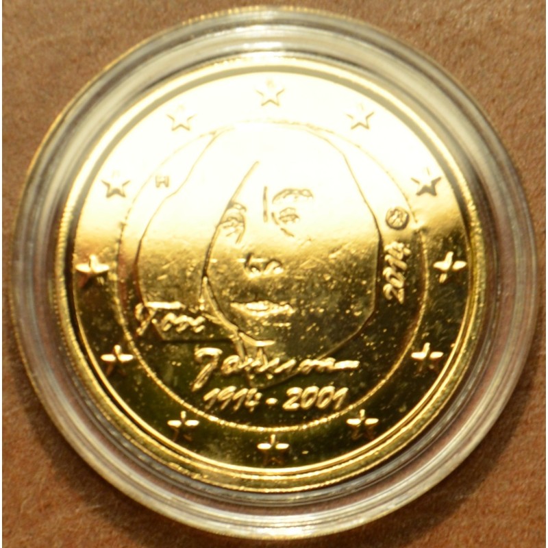 Euromince mince 2 Euro Fínsko 2014 - Tove Jansson (pozlátená UNC)