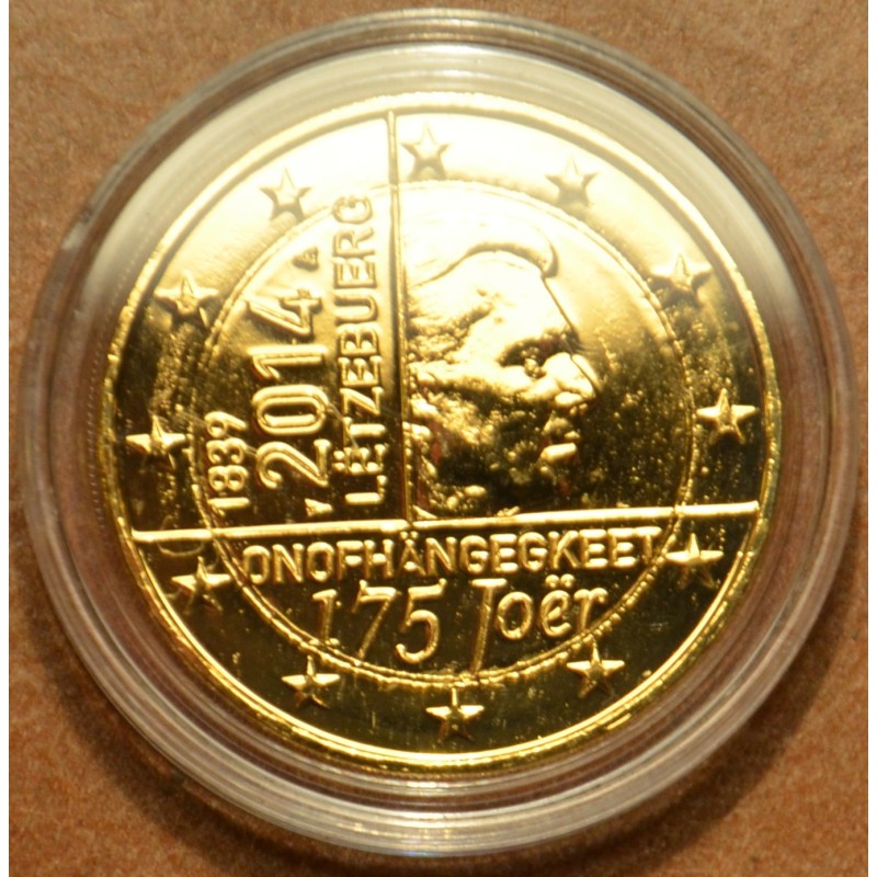 euroerme érme 2 Euro Luxemburg 2014 - A függetlenség 175 éve (arany...