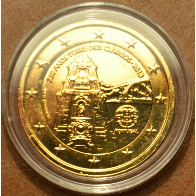Euromince mince 2 Euro Portugalsko 2013 - 250 rokov veže Clérigos (...