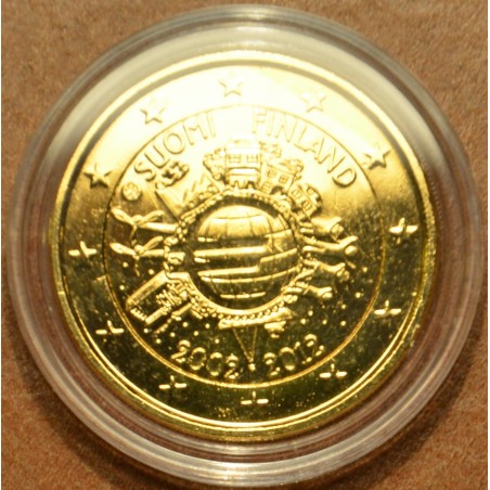 eurocoin eurocoins 2 Euro Finland 2012 - Ten years of Euro (gilded ...