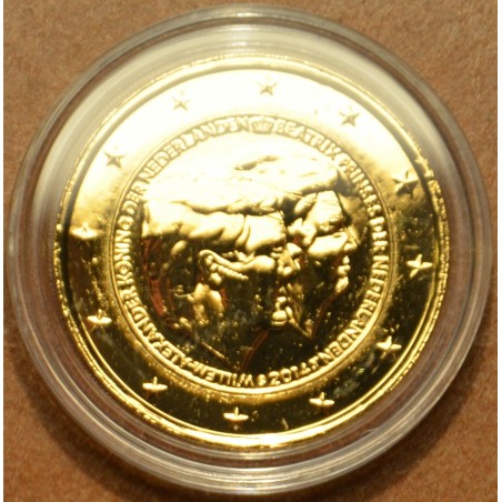 Euromince mince 2 Euro Holandsko 2014 - Dvojportrét (pozlátená UNC)