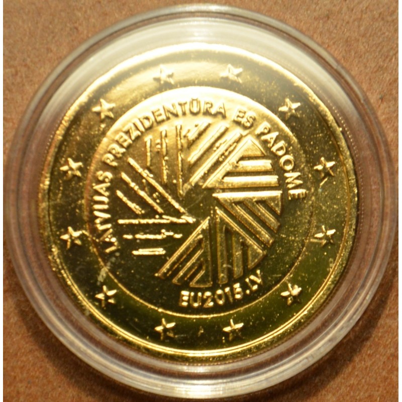 Euromince mince 2 Euro Lotyšsko 2015 - Lotyšské predsedníctvo EU (p...