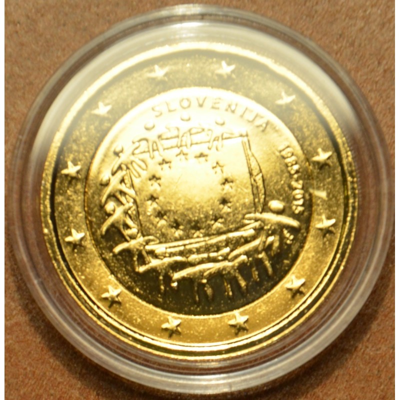 Euromince mince 2 Euro Slovinsko 2015 - 30 rokov Europskej vlajky (...