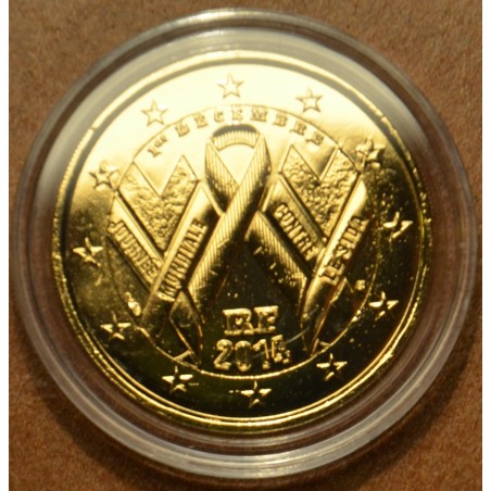 eurocoin eurocoins 2 Euro France 2014 - World AIDS Day (gilded UNC)
