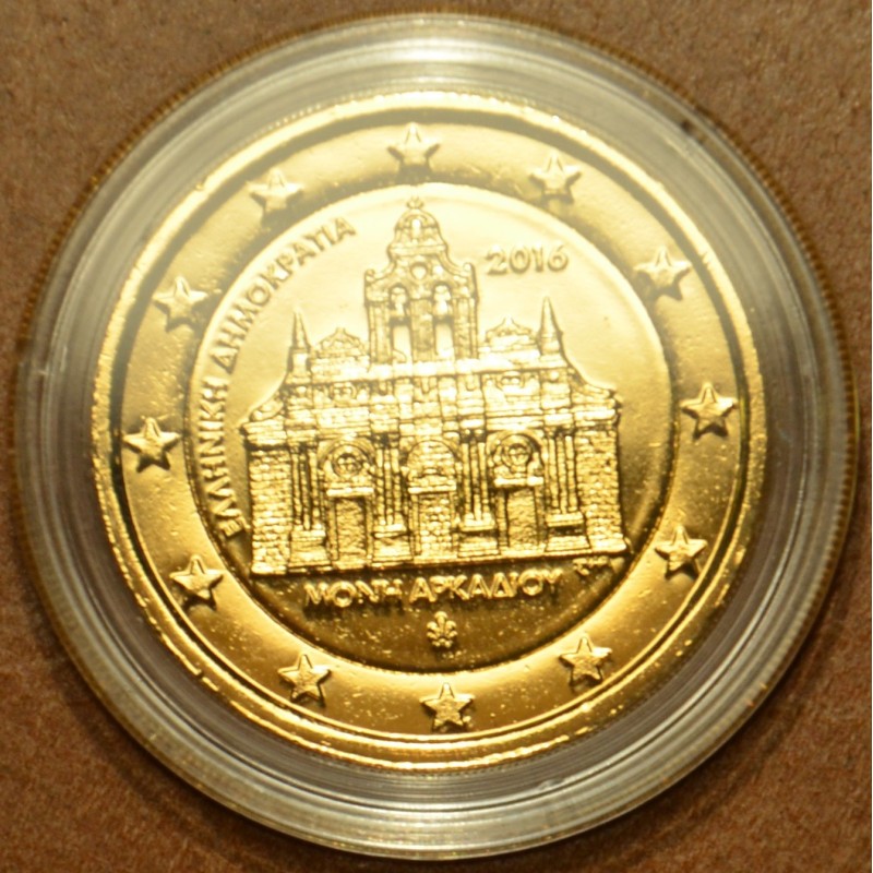 eurocoin eurocoins 2 Euro Greece 2016 - Monastery Arkadi (gilded UNC)