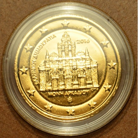 Euromince mince 2 Euro Grécko 2016 - Kláštor Arkadi (pozlátená UNC)