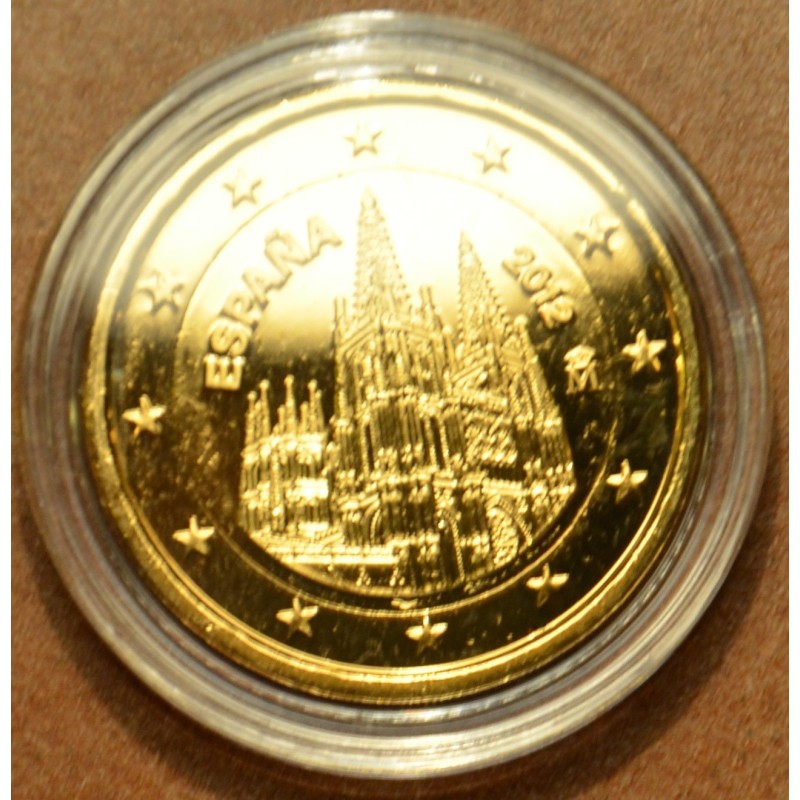 eurocoin eurocoins 2 Euro Spain 2012 - The Burgos Cathedral (gilded...