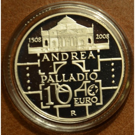 euroerme érme 10 Euro Olaszország 2008 - Andrea Palladio (Proof)