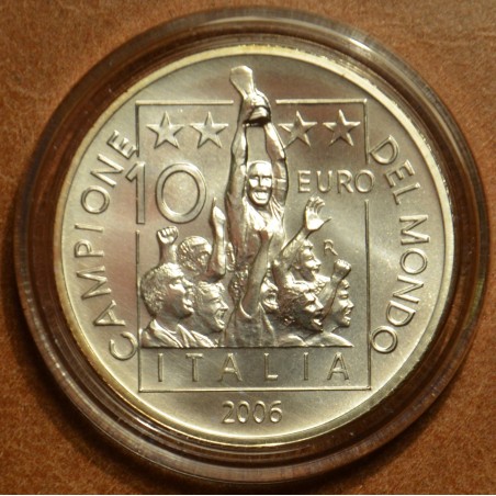euroerme érme 10 Euro Olaszország 2006 - Az olasz foci VB (BU)