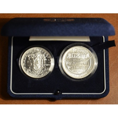 Euromince mince 5 + 10 Euro Taliansko 2004 - Giacomo Puccini (BU)