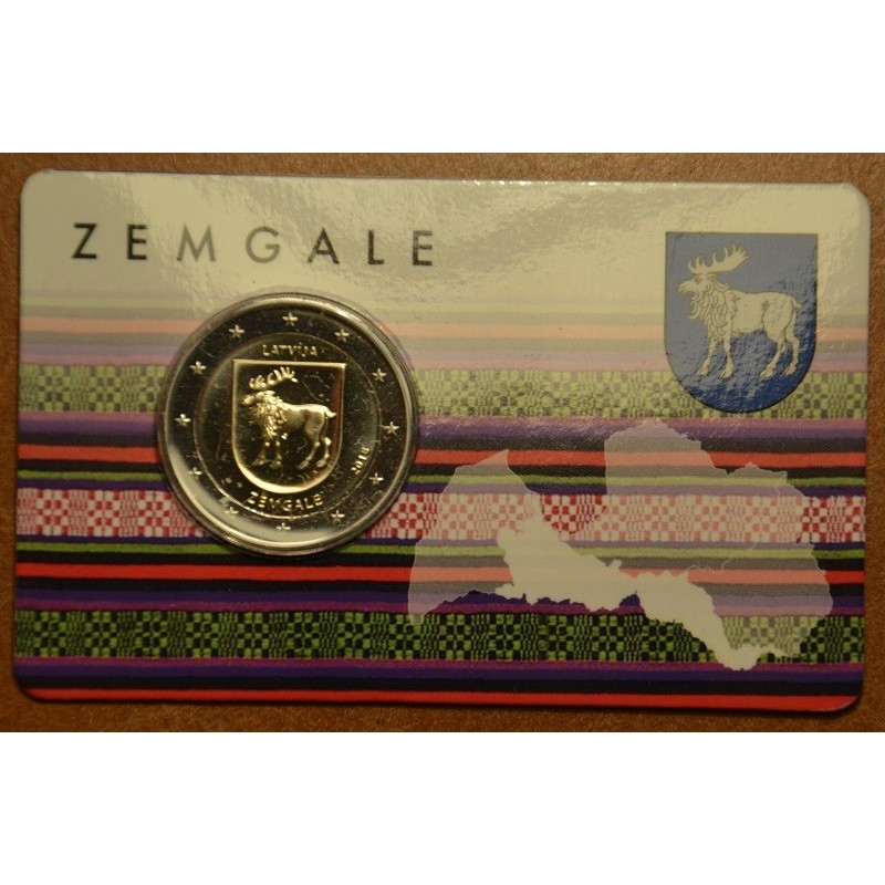 Euromince mince 2 Euro Lotyšsko 2018 - Región Zemgale (BU)