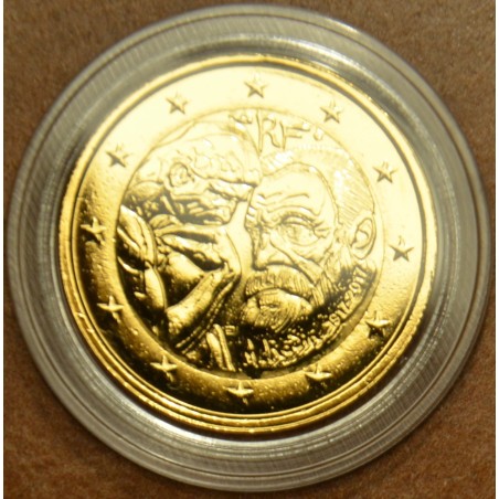 Euromince mince 2 Euro Francúzsko 2017 - Auguste Rodin (pozlátená UNC)