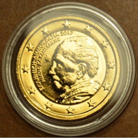Euromince mince 2 Euro Grécko 2017 - Nikos Kazantzakis (pozlátená UNC)