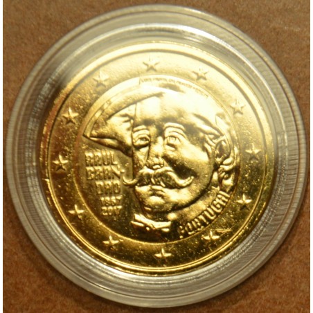 Euromince mince 2 Euro Portugalsko 2017 - Raul Brandao (pozlátená UNC)