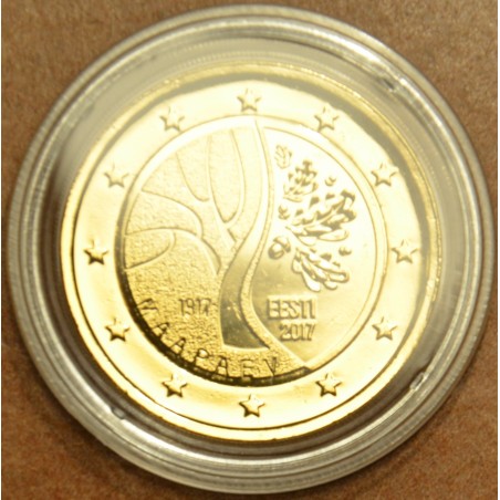 Euromince mince 2 Euro Estónsko 2017 - Cesta k nezávislosti (pozlát...