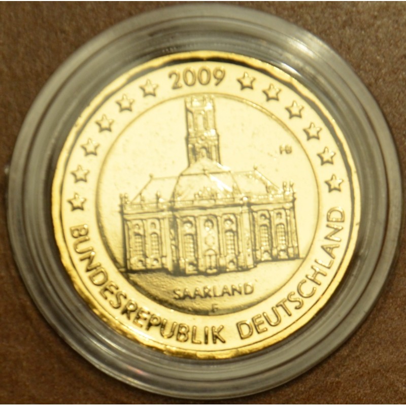 Euromince mince 2 Euro Nemecko \\"F\\" 2009 - Sársko: Kostol Ludwig...