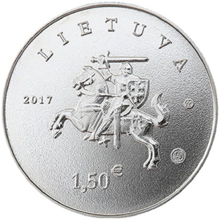 euroerme érme 1,50 Euro Litvánia 2017 Zemaitukas (UNC)