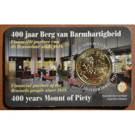 Euromince mince 2,5 Euro Belgicko 2018 Mont-de-Piété (BU)