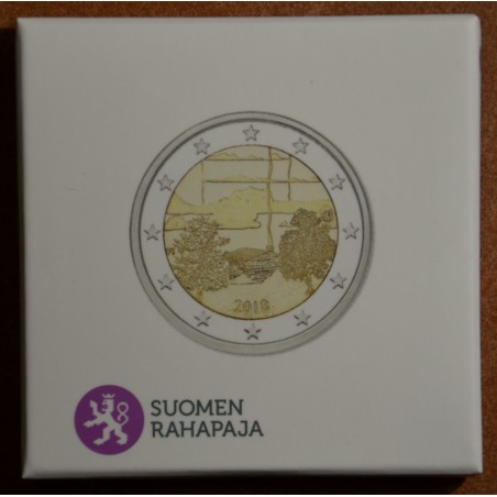 eurocoin eurocoins 2 Euro Finland 2018 - Finnish sauna culture (Proof)
