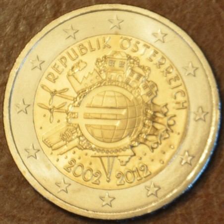 euroerme érme Sérült 2 Euro Ausztria 2012 - Az Euro 10. évfordulója...