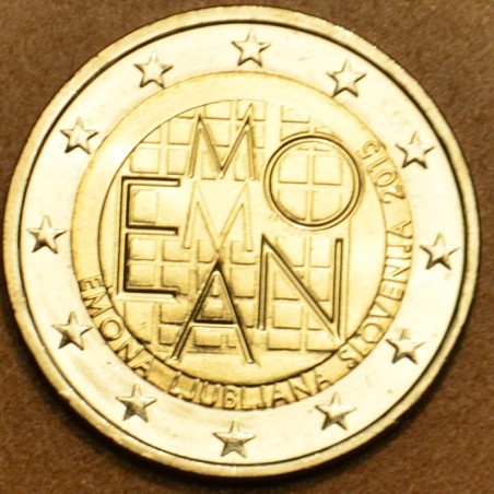 Euromince mince Poškodená 2 Euro Slovinsko 2015 - 2000 rokov založe...