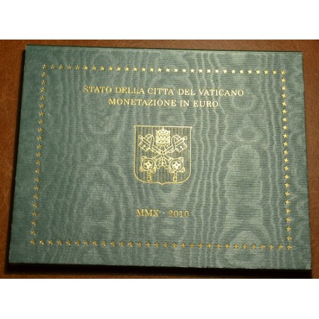 euroerme érme 8 részes forgalmi sor Vatikán 2010 (BU)