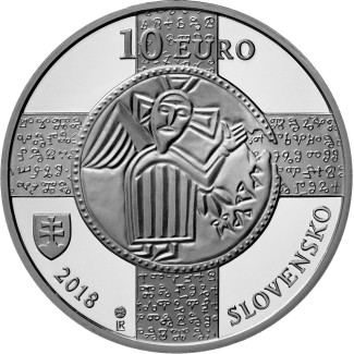 euroerme érme 10 Euro Szlovákia 2018 - A szláv nyelviség 1150 éve (BU)
