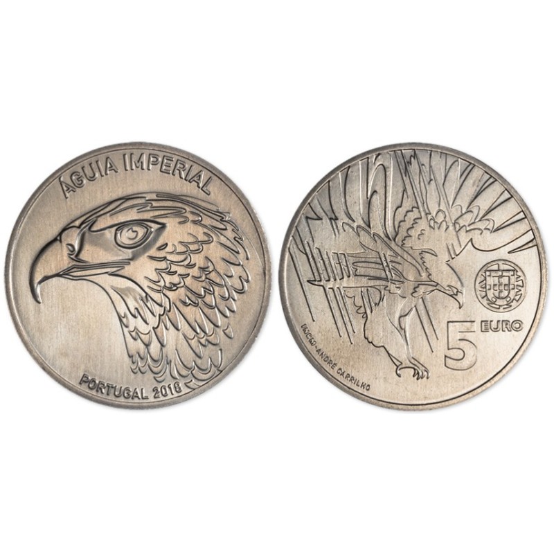 euroerme érme 5 Euro Portugália 2018 - Aguia Imperial (UNC)