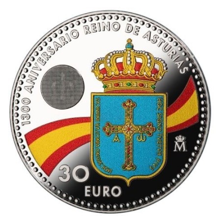 eurocoin eurocoins 30 Euro Spain 2018 Asturias (UNC)