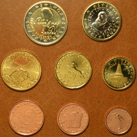Euromince mince Sada 8 mincí Slovinsko 2018 (UNC)