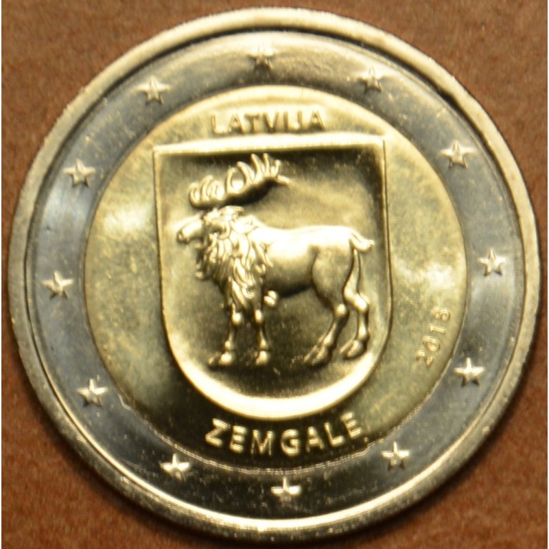euroerme érme 2 Euro Lettország 2018 - A Zemgale régió (UNC)