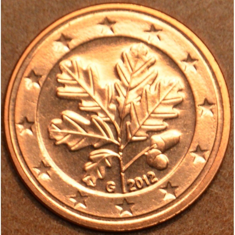 Euromince mince 2 cent Nemecko \\"G\\" 2012 (UNC)