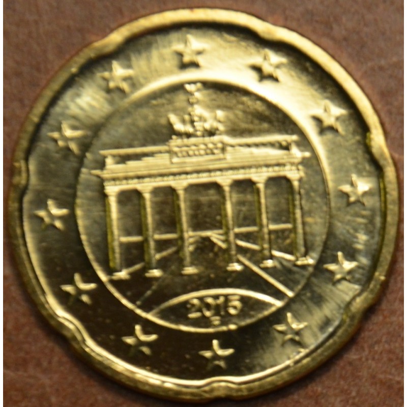 Euromince mince 20 cent Nemecko \\"F\\" 2015 (UNC)