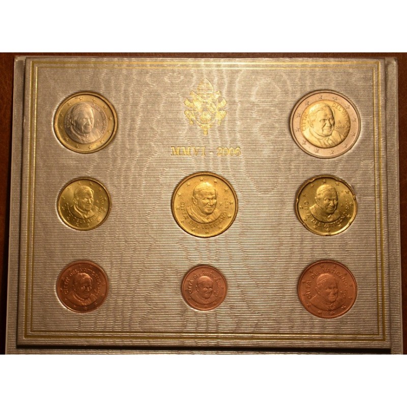 eurocoin eurocoins Set of 8 eurocoins Vatican 2006 (BU)
