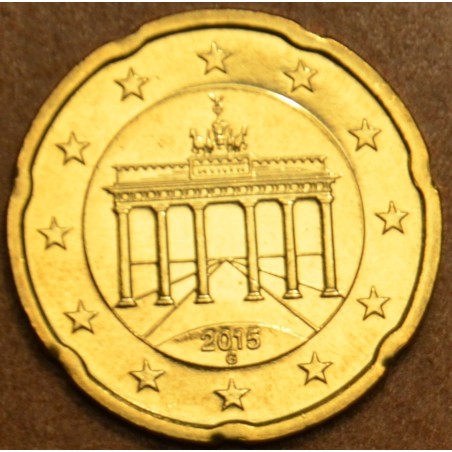 Euromince mince 20 cent Nemecko \\"G\\" 2015 (UNC)
