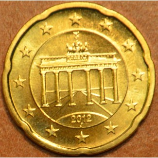 eurocoin eurocoins 20 cent Germany \\"J\\" 2012 (UNC)