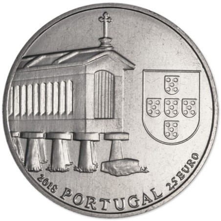 eurocoin eurocoins 2,5 Euro Portugal 2018 - Espigueiros (UNC)