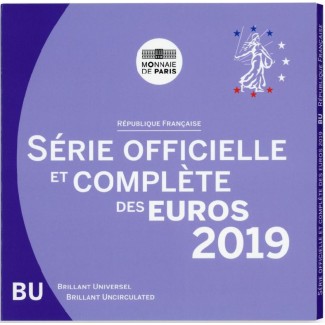 euroerme érme Franciaország 2019 - 8 részes forgalmi sor (BU)
