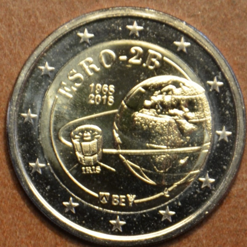 Euromince mince 2 Euro Belgicko 2018 - 50 . výročie satelitu ESRO-2...