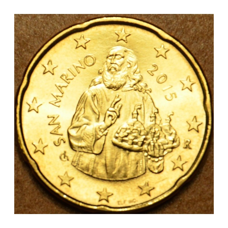 euroerme érme 20 cent San Marino 2015 (UNC)