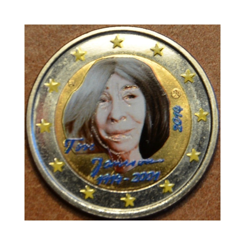 Euromince mince 2 Euro Fínsko 2014 - Tove Jansson (farebná UNC)