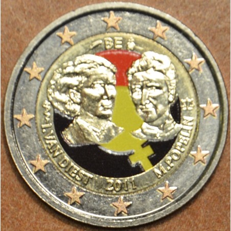 eurocoin eurocoins 2 Euro Belgium 2011 - 100th anniversary of Inter...