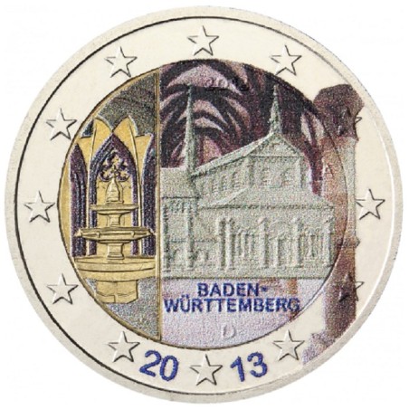 euroerme érme 2 Euro Németország \\"D\\" 2013 - Baden-Württemberg: ...