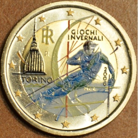eurocoin eurocoins 2 Euro Italy 2006 - Winter Olympics in Turin (co...