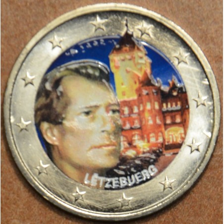 Euromince mince 2 Euro Luxembursko 2008 - Henri a zámok „Château de...