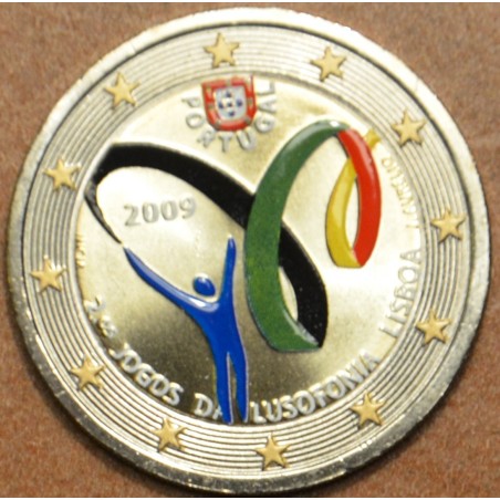 Euromince mince 2 Euro Portugalsko 2009 - Hry Lusofónie (farebná UNC)