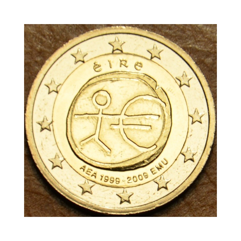 Euromince mince 2 Euro Írsko 2009 - 10. výročie hospodárskej a meno...